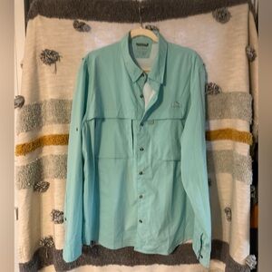 LL Bean Women's Tropicwear Shirt, Long-Sleeve - XL Reg